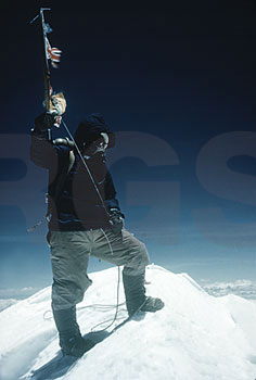 Everest First Ascent - Tenzing Norgay On Everest Summit